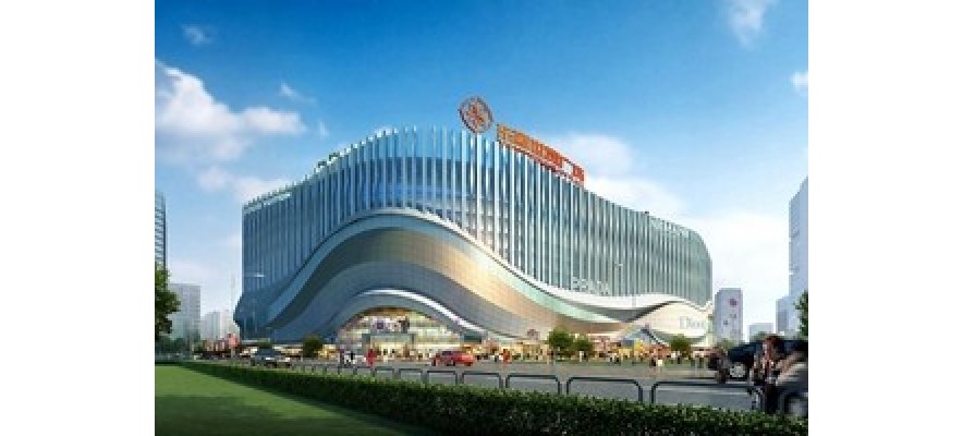廣杰GOJEK：蘭州東甌世貿(mào)廣場(chǎng)安裝640000風(fēng)量油煙凈化案例